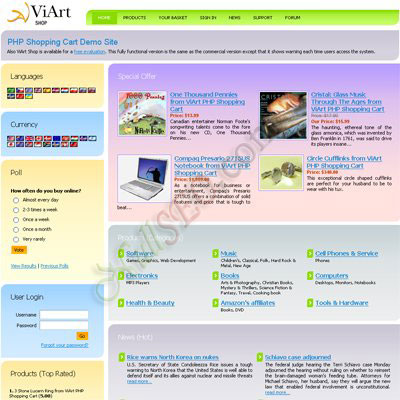 ViArt Shop v3.5 Enterprise Edition (Интернет-магазин с продвинутыми функциями)