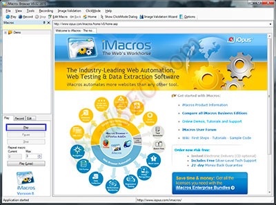 iOpus iMacros v9.0.0.2379 и v8.03.2216 Enterprise Edition Unlimited (автоматизация и эмуляция действий человека в Интернете)